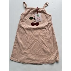 Konges Sløjd ITTY STRAP DRESS GOTS Cameo Rose 5-6Y